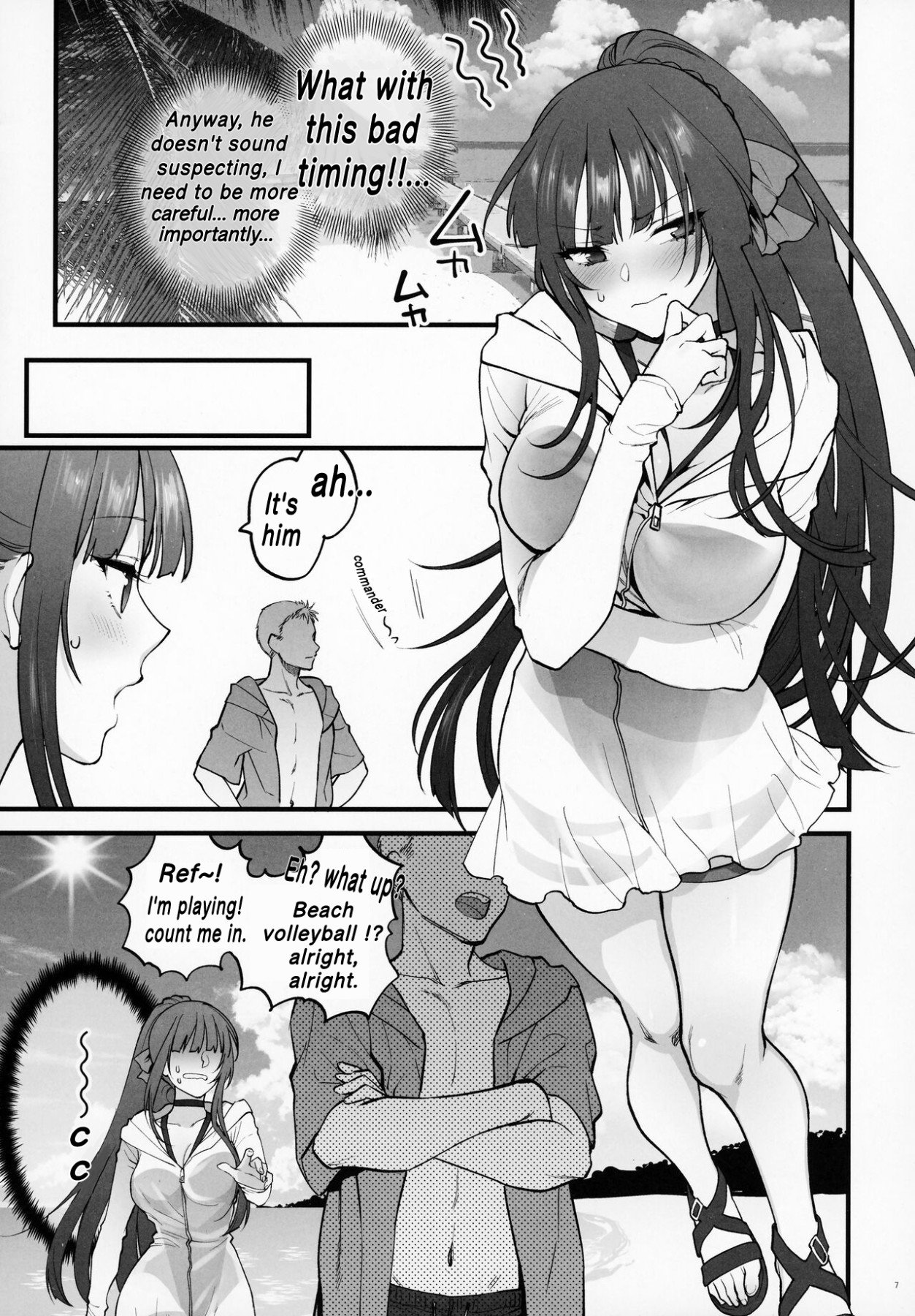 Hentai Manga Comic-I Just Came To Show You My Swimsuit!!-Read-6